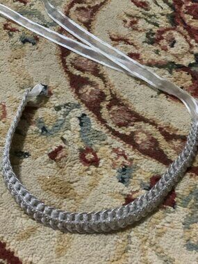 White Handmade Pop Tabs Headband